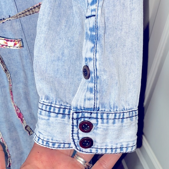 Celebrity Pink Jeans Stonewashed Denim Midi Dress - Picture 7 of 12